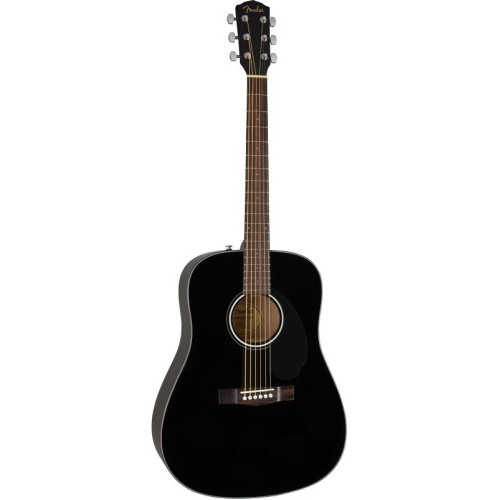 Fender CD-60S Black WN акустическая гитара, цвет черный Fender CD-60S Black WN акустическая гитара, цвет черный
