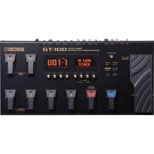 Boss GT-100 напольный гитарный процессор эффектов Boss GT-100 напольный гитарный процессор эффектов