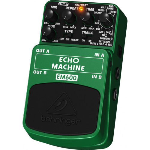 Behringer EM600 Echo Machine педаль моделирования эффектов эха Behringer EM600 Echo Machine педаль моделирования эффектов эха