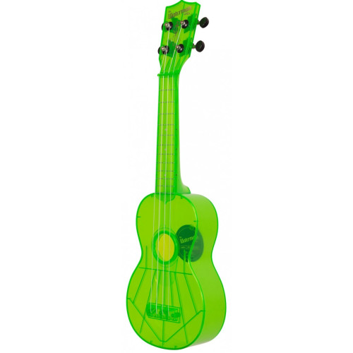 Waterman by Kala KA-SWF-GN Fluorescent Green, Soprano Ukulele укулеле сопрано, цвет флуоресцентный зелёный Waterman by Kala KA-SWF-GN Fluorescent Green, Soprano Ukulele укулеле сопрано, цвет флуоресцентный зелёный