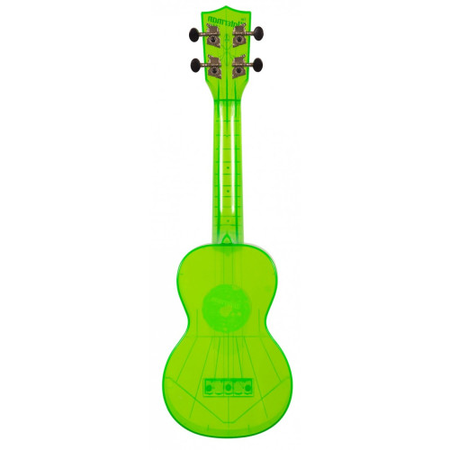 Waterman by Kala KA-SWF-GN Fluorescent Green, Soprano Ukulele укулеле сопрано, цвет флуоресцентный зелёный Waterman by Kala KA-SWF-GN Fluorescent Green, Soprano Ukulele укулеле сопрано, цвет флуоресцентный зелёный