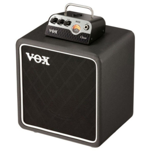VOX MV50-CR-Set мини усилитель голова для гитары с технологией Nutube, 50 Вт (Rock) + кабинет 1*8' VOX MV50-CR-Set мини усилитель голова для гитары с технологией Nutube, 50 Вт (Rock) + кабинет 1*8'