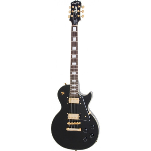 Epiphone Les Paul Custom Pro Ebony электрогитара, цвет чёрный Epiphone Les Paul Custom Pro Ebony электрогитара, цвет чёрный