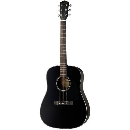 Fender CD-60S BLK акустическая гитара, цвет черный Fender CD-60S BLK акустическая гитара, цвет черный
