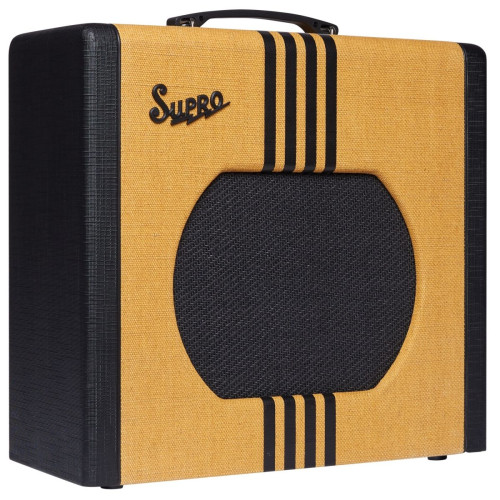 Supro Delta King 12 Tweed & Black ламповый комбоусилитель, 15 Ватт, 1 x 12", желтый/черный Supro Delta King 12 Tweed & Black ламповый комбоусилитель, 15 Ватт, 1 x 12", желтый/черный