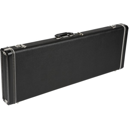 Fender G&G Standard Mustang/Musicmaster/Bronco Bass Hardshell Case, Black with Acrylic Interior кейс для бас-гитары Fender G&G Standard Mustang/Musicmaster/Bronco Bass Hardshell Case, Black with Acrylic Interior кейс для бас-гитары