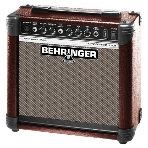 Behringer AT108 Ultracoustic комбо усилитель для акустических инструментов Behringer AT108 Ultracoustic комбо усилитель для акустических инструментов