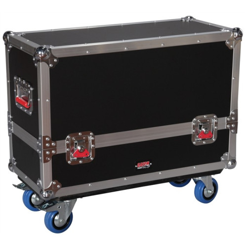 Gator G-Tour SPKR-2K8 деревянный кейс для 2 х 8" колонок на колёсах Gator G-Tour SPKR-2K8 деревянный кейс для 2 х 8" колонок на колёсах