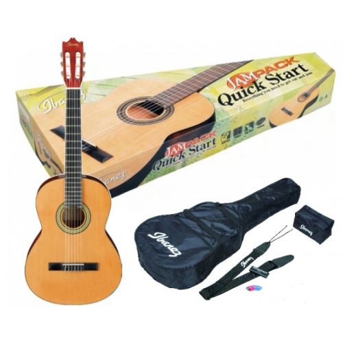 Ibanez GA3NJP AMBER набор начинающего гитариста классическая гитара, цвет янтарный, аксессуары Ibanez GA3NJP AMBER набор начинающего гитариста классическая гитара, цвет янтарный, аксессуары