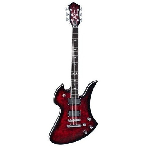 B.C.Rich PXMHBCB электрогитара, цвет черный вишнёвый санбёрст