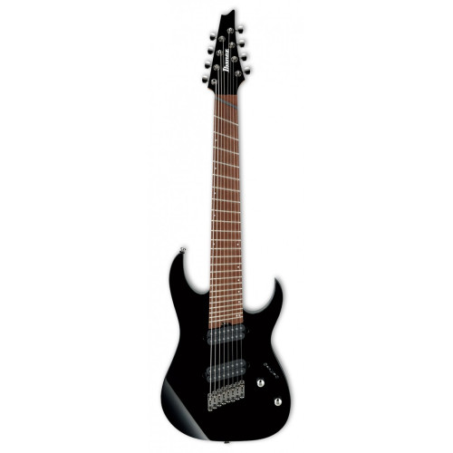Ibanez RGMS8-BK мультимензурная 8-ми струнная электрогитара, цвет черный Ibanez RGMS8-BK мультимензурная 8-ми струнная электрогитара, цвет черный