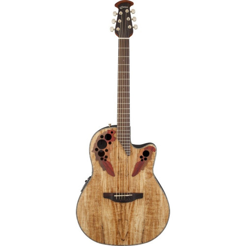 Ovation CE44P-SM Celebrity Elite Plus Mid Cutaway Natural Spalted Maple электроакустическая гитара, цвет натуральный Ovation CE44P-SM Celebrity Elite Plus Mid Cutaway Natural Spalted Maple электроакустическая гитара, цвет натуральный