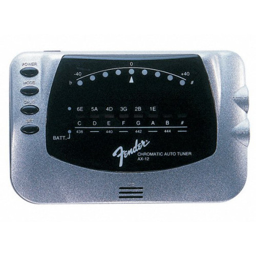 Fender AX-12 AUTO / CHROMATIC TUNER - SILVER авто / хроматический тюнер Fender AX-12 AUTO / CHROMATIC TUNER - SILVER авто / хроматический тюнер