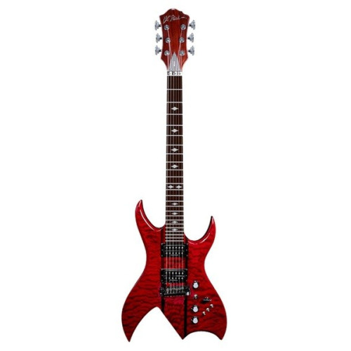 B.C.Rich BGSTQTR электрогитара Bich ST Hardtail, цвет красный