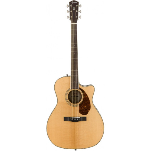 Fender PM-4CE Auditorium LTD Natural электроакустическая гитара, серия Paramount, цвет натуральный Fender PM-4CE Auditorium LTD Natural электроакустическая гитара, серия Paramount, цвет натуральный
