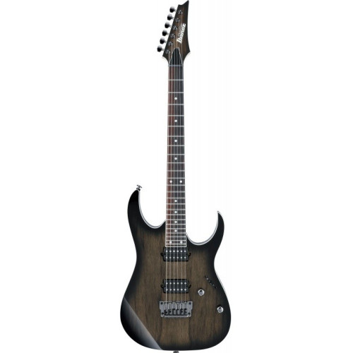 Ibanez RG652LWFX-AGB Prestige электрогитара, цвет натурального дерева с полупрозрачной черной окантовкой, жесткий кейс в комплекте Ibanez RG652LWFX-AGB Prestige электрогитара, цвет натурального дерева с полупрозрачной черной окантовкой, жесткий кейс в комплекте