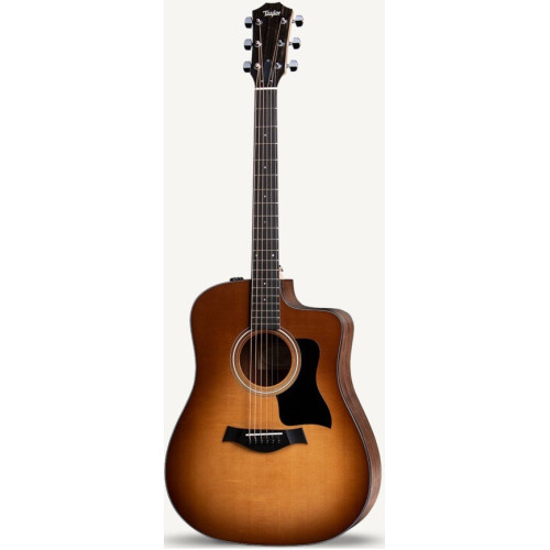 Taylor 110ce-SB электроакустическая гитара, цвет санбёрст, в комплекте чехол