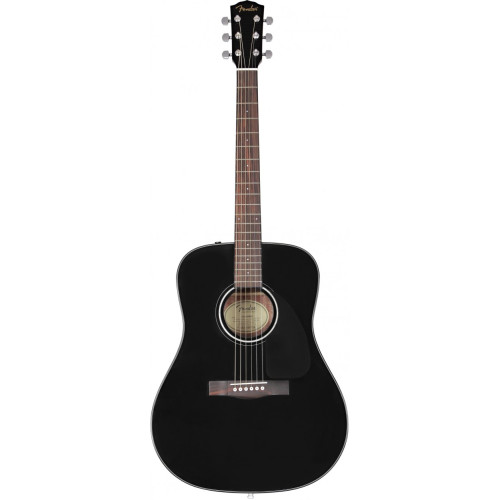 Fender CD-60 Dread V3 DS BLK WN акустическая гитара, цвет черный Fender CD-60 Dread V3 DS BLK WN акустическая гитара, цвет черный