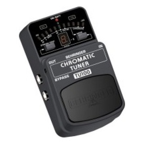 Behringer TU 100 Chromatic Tuner Педаль-хроматический тюнер для настройки гитар и бас-гитар