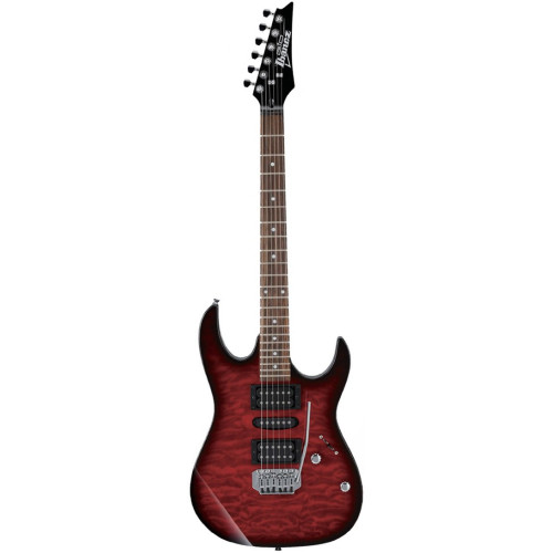 Ibanez GRX70QA-TRB электрогитара, цвет красный Ibanez GRX70QA-TRB электрогитара, цвет красный