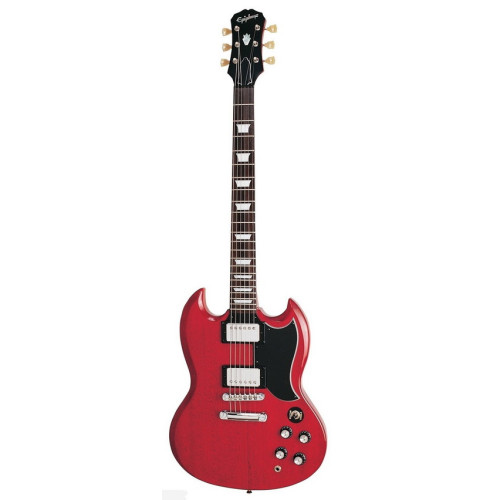Epiphone G-400 CH / CH (CHERRY FINISH, CHROME HARDWARE) электрогитара, цвет вишнёвый, хромированная фурнитура Epiphone G-400 CH / CH (CHERRY FINISH, CHROME HARDWARE) электрогитара, цвет вишнёвый, хромированная фурнитура