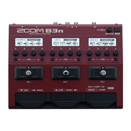 Zoom B3n мульти педаль эффектов Zoom B3n мульти педаль эффектов