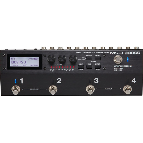 Boss MS-3 коммутатор мультиэффектов Boss MS-3 коммутатор мультиэффектов