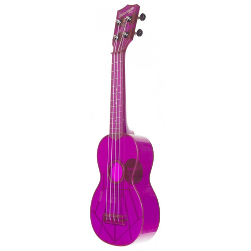 Waterman by Kala KA-SWF-PL Fluorescent Grape Soprano Ukulele укулеле сопрано, цвет флуоресцентный фиолетовый Waterman by Kala KA-SWF-PL Fluorescent Grape Soprano Ukulele укулеле сопрано, цвет флуоресцентный фиолетовый
