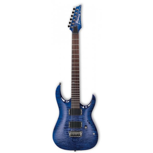 Ibanez RGA72QM-TLB электрогитара, цвет прозрачный синий, топ узорчатый клен Ibanez RGA72QM-TLB электрогитара, цвет прозрачный синий, топ узорчатый клен