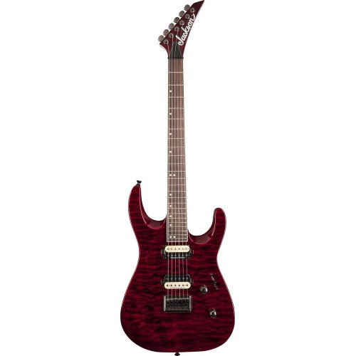 Jackson Dinky Pro DK2QHT Transparent Red электрогитара Jackson Dinky Pro DK2QHT Transparent Red электрогитара