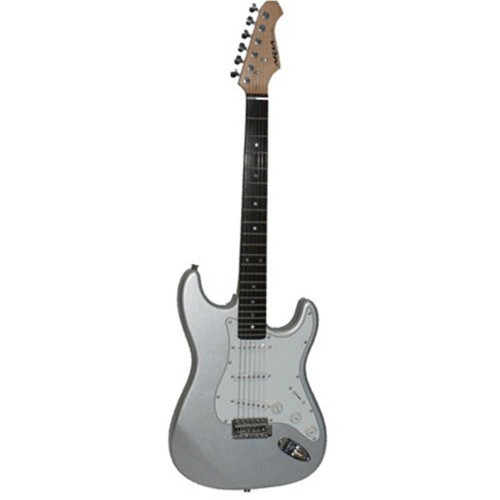 Aria STG-003 MS электрогитара, цвет серебристый металлик