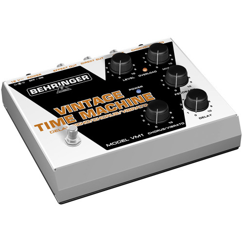Behringer VM1 Vintage Time Machine педаль комбинации эффектов хорус, вибрато и эха Behringer VM1 Vintage Time Machine педаль комбинации эффектов хорус, вибрато и эха