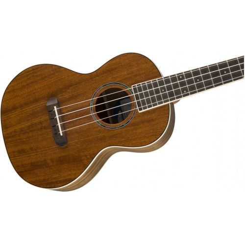 Fender Ukulele Rincon Ovangkol Nat WB укулеле тенор электроакустическое, цвет натуральный (овангкол), с чехлом Fender Ukulele Rincon Ovangkol Nat WB укулеле тенор электроакустическое, цвет натуральный (овангкол), с чехлом