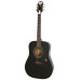 Epiphone Pro-1 Acoustic Ebony акустическая гитара, цвет черный