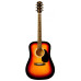 Fender Squier SA-105 Sunburst акустическая гитара Fender Squier SA-105 Sunburst акустическая гитара