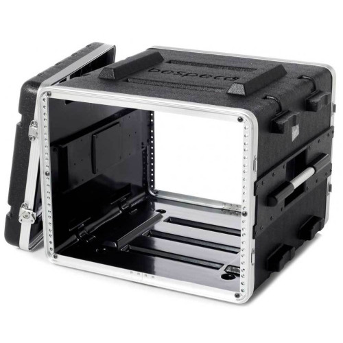 Bespeco RM8EX кейс рэковый переносной 8U + 2 крышки Bespeco RM8EX кейс рэковый переносной 8U + 2 крышки