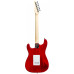 Rockdale DS-ST112-TR электрогитара, форма стратокастер, цвет полупрозрачный красный Rockdale DS-ST112-TR электрогитара, форма стратокастер, цвет полупрозрачный красный