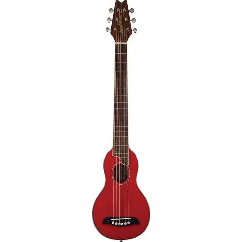 Washburn RO10STRK акустическая Travel-гитара с кофром, цвет красный Washburn RO10STRK акустическая Travel-гитара с кофром, цвет красный