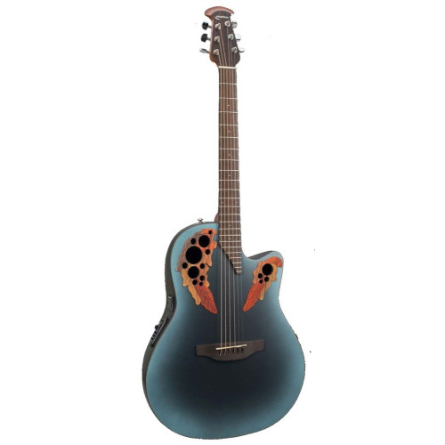 Ovation CE44-RBB Celebrity Elite Mid Cutaway Reversed Blueburst электроакустическая гитара, цвет синий санбёрст Ovation CE44-RBB Celebrity Elite Mid Cutaway Reversed Blueburst электроакустическая гитара, цвет синий санбёрст