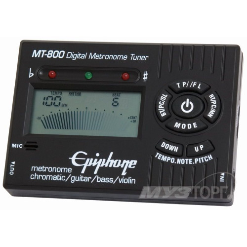 Epiphone AT-800 METRONOME (W / BATTERY) метроном электронный (с батареей питания в комплекте) Epiphone AT-800 METRONOME (W / BATTERY) метроном электронный (с батареей питания в комплекте)