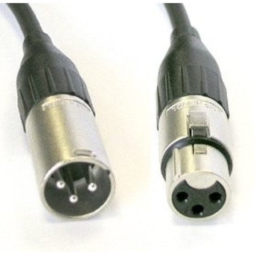 AVCLINK Cable-950/3-Black кабель аудио XLR штекер - XLR гнездо, длина 3 метра AVCLINK Cable-950/3-Black кабель аудио XLR штекер - XLR гнездо, длина 3 метра