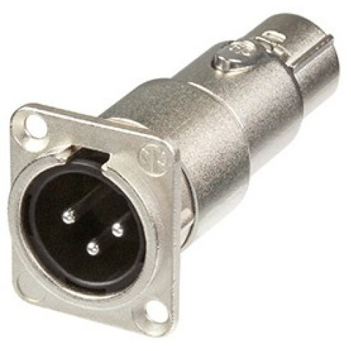 Neutrik NA3MDF адаптер проходной XLR3 "мама" - XLR3 "папа" Neutrik NA3MDF адаптер проходной XLR3 "мама" - XLR3 "папа"