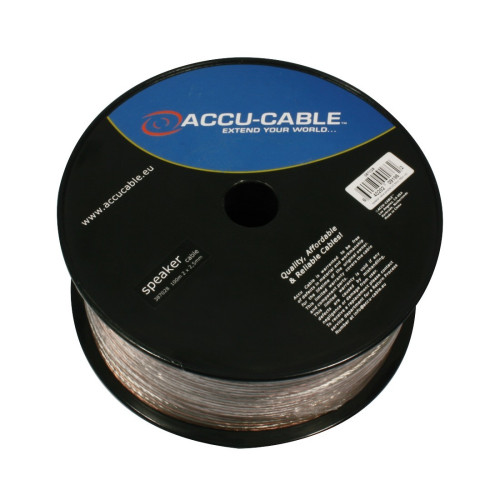 American DJ AC-SC2-2,5/100R-T кабель акустический, цвет прозрачный American DJ AC-SC2-2,5/100R-T кабель акустический, цвет прозрачный