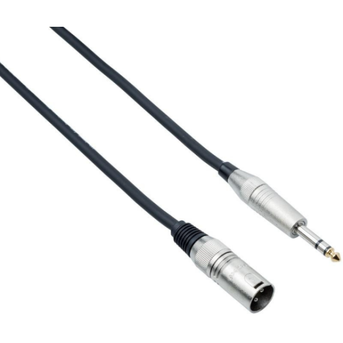 Bespeco XCMS100 кабель межблочный XLR-M-Jack, длина 1 метр Bespeco XCMS100 кабель межблочный XLR-M-Jack, длина 1 метр