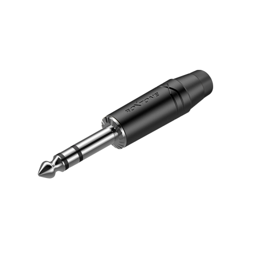 Roxtone RJ3PP-BK-BN разъем джек 1/4" стерео, максимальный диаметр кабеля 7 мм, Цвет черный Roxtone RJ3PP-BK-BN разъем джек 1/4" стерео, максимальный диаметр кабеля 7 мм, Цвет черный