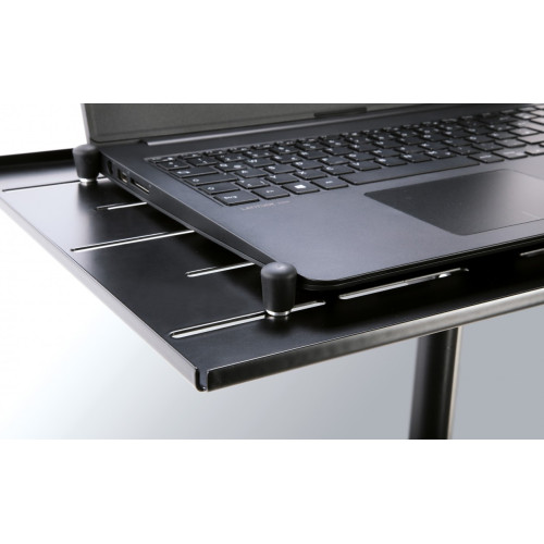 K&M 12185-000-55 стойка для ноутбука, сталь, чёрный K&M 12185-000-55 стойка для ноутбука, сталь, чёрный