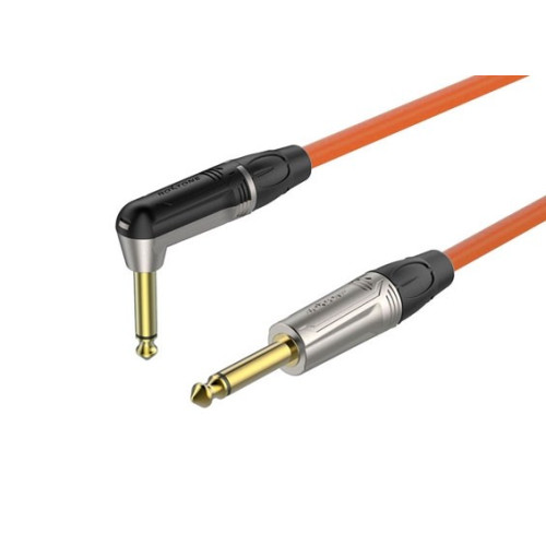 Roxtone TGJJ110-TOG/3 кабель инструментальный, оренжевый, 3 метра Roxtone TGJJ110-TOG/3 кабель инструментальный, оренжевый, 3 метра