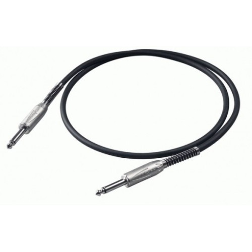 Proel Bulk100LU1 сценический инструментальный кабель, Jack 6.3 <-> Jack 6.3, длина 1 метр Proel Bulk100LU1 сценический инструментальный кабель, Jack 6.3 <-> Jack 6.3, длина 1 метр