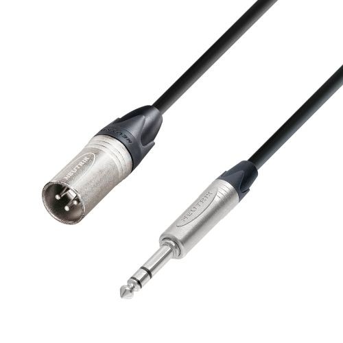 Adam Hall K5BMV0500 микрофонный кабель XLR"папа"-Jack stereo, 5 метров Adam Hall K5BMV0500 микрофонный кабель XLR"папа"-Jack stereo, 5 метров