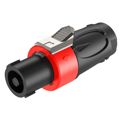 Roxtone RS4F-N-RD разъем кабельный speakon, цвет черно-красный Roxtone RS4F-N-RD разъем кабельный speakon, цвет черно-красный
